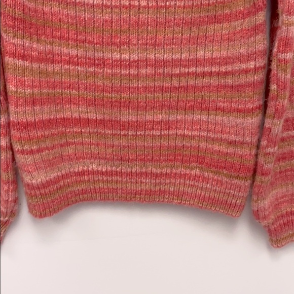 Anthro  t.la Drea Space Dyed Mock Neck Sweater - Picture 9 of 13